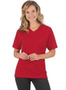 Trigema T-shirt TRIGEMA shirt met V-hals DELUXE (1-delig)
