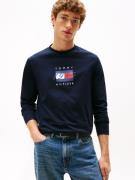 Tommy Hilfiger Shirt met lange mouwen LINEAR FLAG GRAPHIC