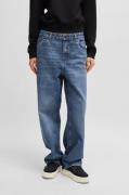 HUGO Blue 5-pocket jeans Leni Relaxed fit met lage taille