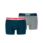 PUMA Boxershort PUMA MEN EVERYDAY PLACED LOGO BOXERS 2P (Set van 2)