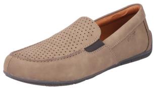 Rieker Mocassins Slipper, loafer, comfort schoen met geperforeerde sch...