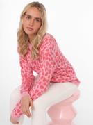 Zwillingsherz Gebreide trui "Gebreide-Leo" met ton-sur-ton leomuster v...