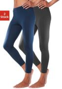 vivance active Legging met rubberen tailleband, loungewear (2-delig, S...