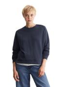 Marc O'Polo DENIM Sweatshirt In moderne O-vorm, losjes gesneden met ra...