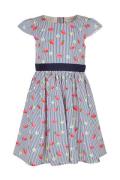 happy girls Zomerjurk met kleine vleugelmouwen en contrasterende bindg...