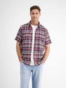 Lerros Overhemd met korte mouwen met ruitpatroon