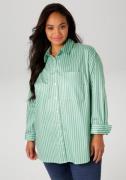 Aniston PLUS Overhemdblouse in 2 verschillende strepen-dessins