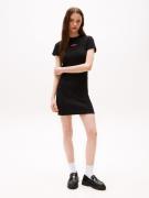 TOMMY JEANS Jerseyjurk TJW SCRIPT MINI RIB DRESS EXT