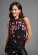 Laura Scott Top met moderne print all-over