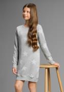 KIDSWORLD Sweatjurk Sterren-allover jurk voor dagelijks gebruik, ca. h...