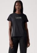 Levi's® Shirt met ronde hals The Perfect Tee met logo in metallic-holo...