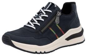 Rieker Sneakers met sleehak , vrijetijdsschoen, lage schoen, veterscho...