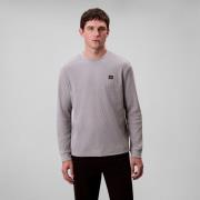 Calvin Klein Shirt met lange mouwen LS WAFFLE BADGE CREWNK TEE