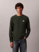 Calvin Klein Shirt met lange mouwen LS WAFFLE BADGE CREWNK TEE