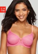 Nuance Minimizer-bh met beugel van licht transparante kant, lingerie
