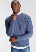 DELMAO Sweatshirt Langarm, regular fit, effen, basic-stijl
