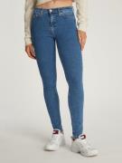 TOMMY JEANS Skinny fit jeans NORA MR SKNY AH1280 met wasbeurt, met log...