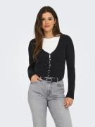 Only Gebreide trui ONLRICA LIFE LS VNECK PEARLCARD KNT