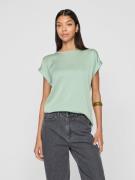 Vila Shirt met korte mouwen VIELLETTE S/S SATIN TOP - NOOS