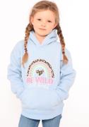 Zwillingsherz Hoodie Nicki Kids met hartjes- en leeuwdetails voor meis...