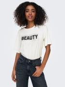 Only Shirt met korte mouwen ONLSANNI S/S STONES TOP BOX JRS