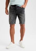 Buffalo Jeansshort knielange, elastische instap-bermuda, korte broek i...