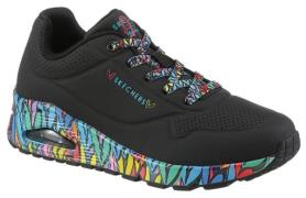 Skechers Sneakers Uno Plateausneaker, veterschoen met sleehak