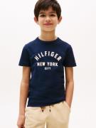 Tommy Hilfiger T-shirt CURVED HILFIGER GRAPHIC TEE SS voor kinderen to...