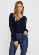 Vero Moda Trui met V-hals VMCREWLEFILE LS V-NECK BLOUSE NOOS