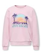 KIDS ONLY Sweatshirt KOGRITA LIFE L/S PRINTED CREW UB SWT