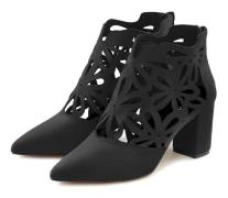 Lascana Highheel-laarsjes met vrouwelijke punt en blokhak, ankle boot,...