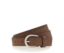 MUSTANG Leren riem Pull-up leer met vintage karakter, in smalle vorm, ...