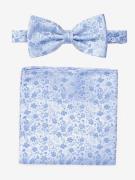 MONTI Vlinderdasje met bijpassende pochet (2 stuks)