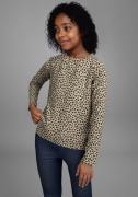 KIDSWORLD Shirt met lange mouwen Shirt in leo-look