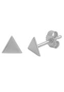 Firetti Oorstekers Sieraad cadeau zilver 925 oorbellen driehoek