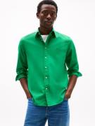 Tommy Hilfiger Businessoverhemd FLEX POPLIN SOLID RF SHIRT met button-...