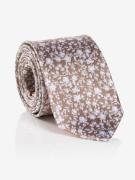 MONTI Stropdas gemaakt van pure zijde, met bloemenpatroon, 6,5 cm bree...
