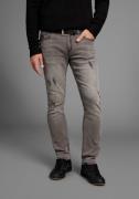 Bruno Banani Straight jeans Hutch rechte broekspijpen, gedeeltelijk me...