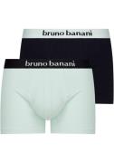 Bruno Banani Boxershort Flowing met contrasterend logo-tailleband (2 s...