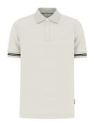 Joop Jeans Poloshirt Amare met gestreepte details aan de mouwen