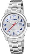 CALYPSO WATCHES Kwartshorloge Basic Horloge, herenhorloge, stalen band...