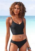 Sunseeker Crop-bikinitop Loretta met structuurpatroon