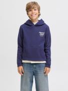 Jack & Jones Junior Hoodie JORNORREBRO TYPO BACK SWEAT HOOD SN JNR