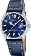 CALYPSO WATCHES Kwartshorloge Basic Horloge, herenhorloge, leren band,...