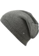 Capelli New York Beanie met metalen logo op de rand (set)