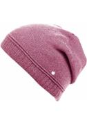 Capelli New York Beanie met metalen logo op de rand (set)