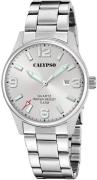 CALYPSO WATCHES Kwartshorloge Basic Horloge, herenhorloge, stalen band...