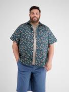 Lerros Overhemd met korte mouwen LERROS Bloemig gedessineerd overhemd ...