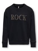 KIDS ONLY Sweatshirt KOGAMY LIFE LS STONES O-NECK BOX UB SWT