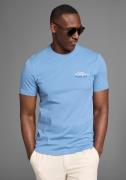 DELMAO T-shirt met subtiele logo-opdruk in club-design